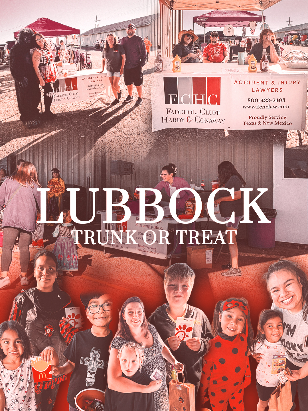 Collage of a Trunk or Treat Celebration in Lubbock , Texas
